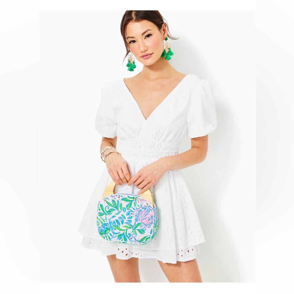 NWT Lilly Pulitzer Axelle Eyelet Romper Dress